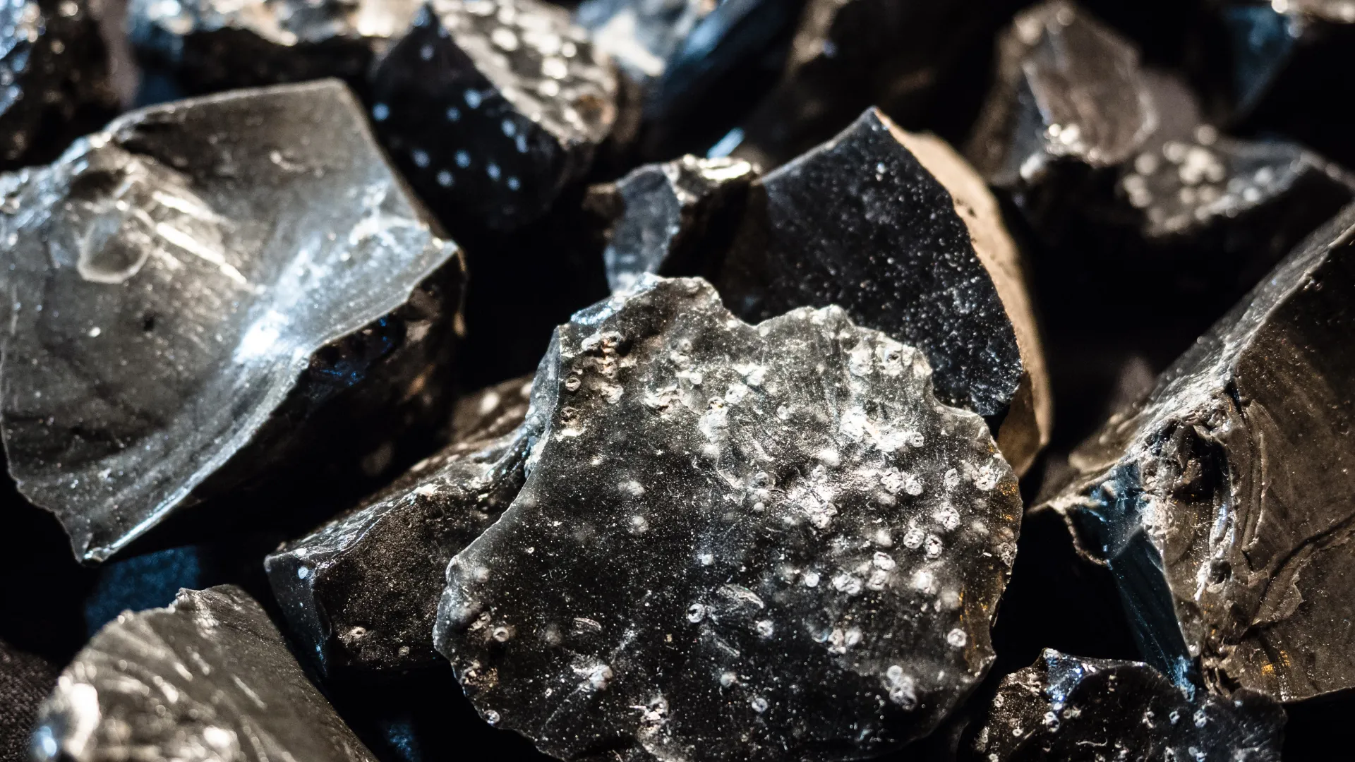 Close up of graphite